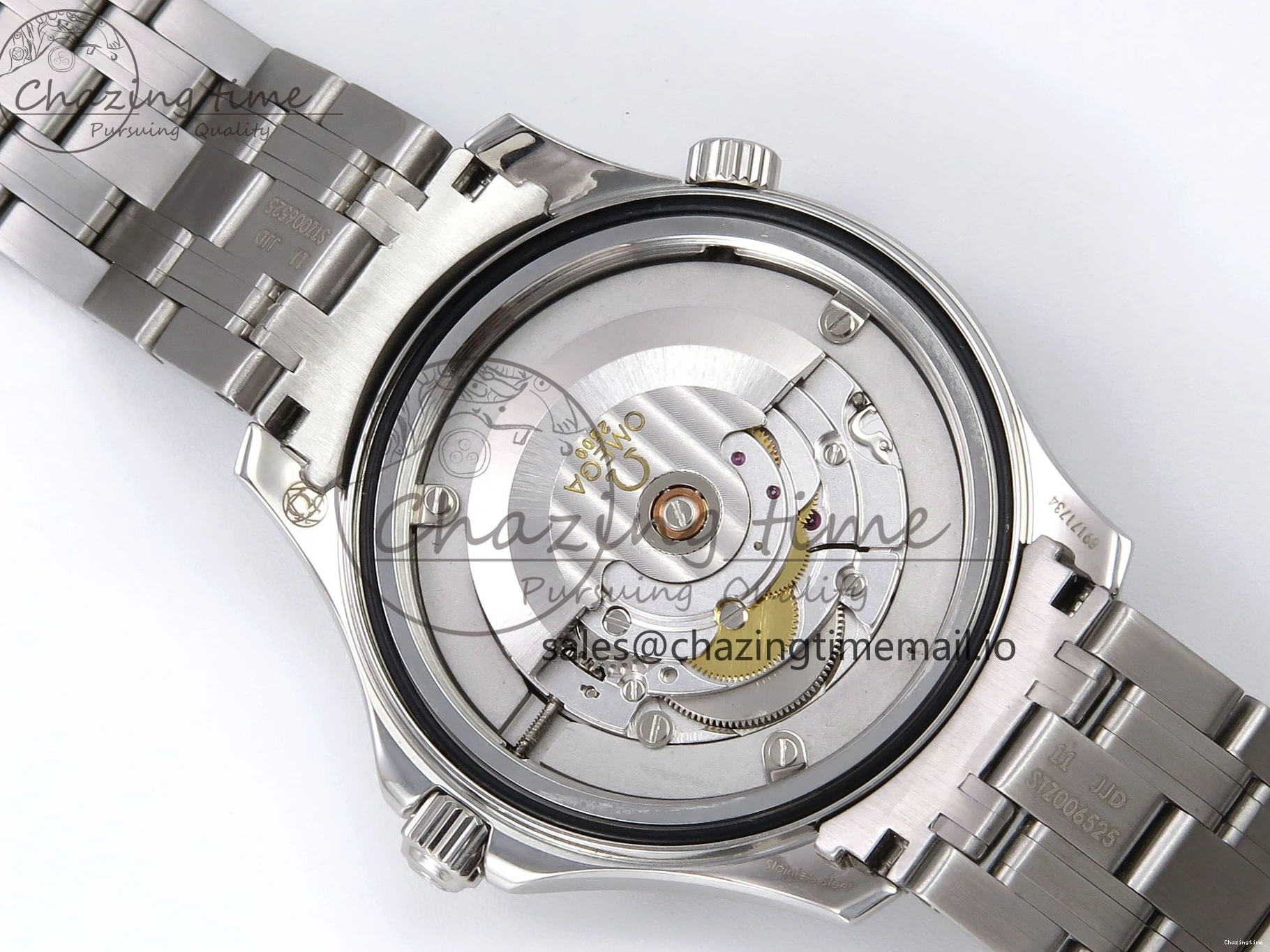 0315 Seamaster Diver 300M OMF 1:1 Best Edition Black Ceramic Black Dial on SS Bracelet A Seasonal 7708